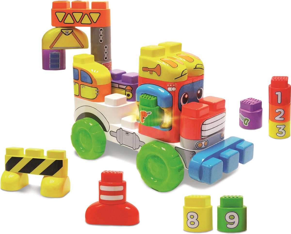 VTech Bla Bla Blocks Mon camion 1,2,3 interactif Jongen