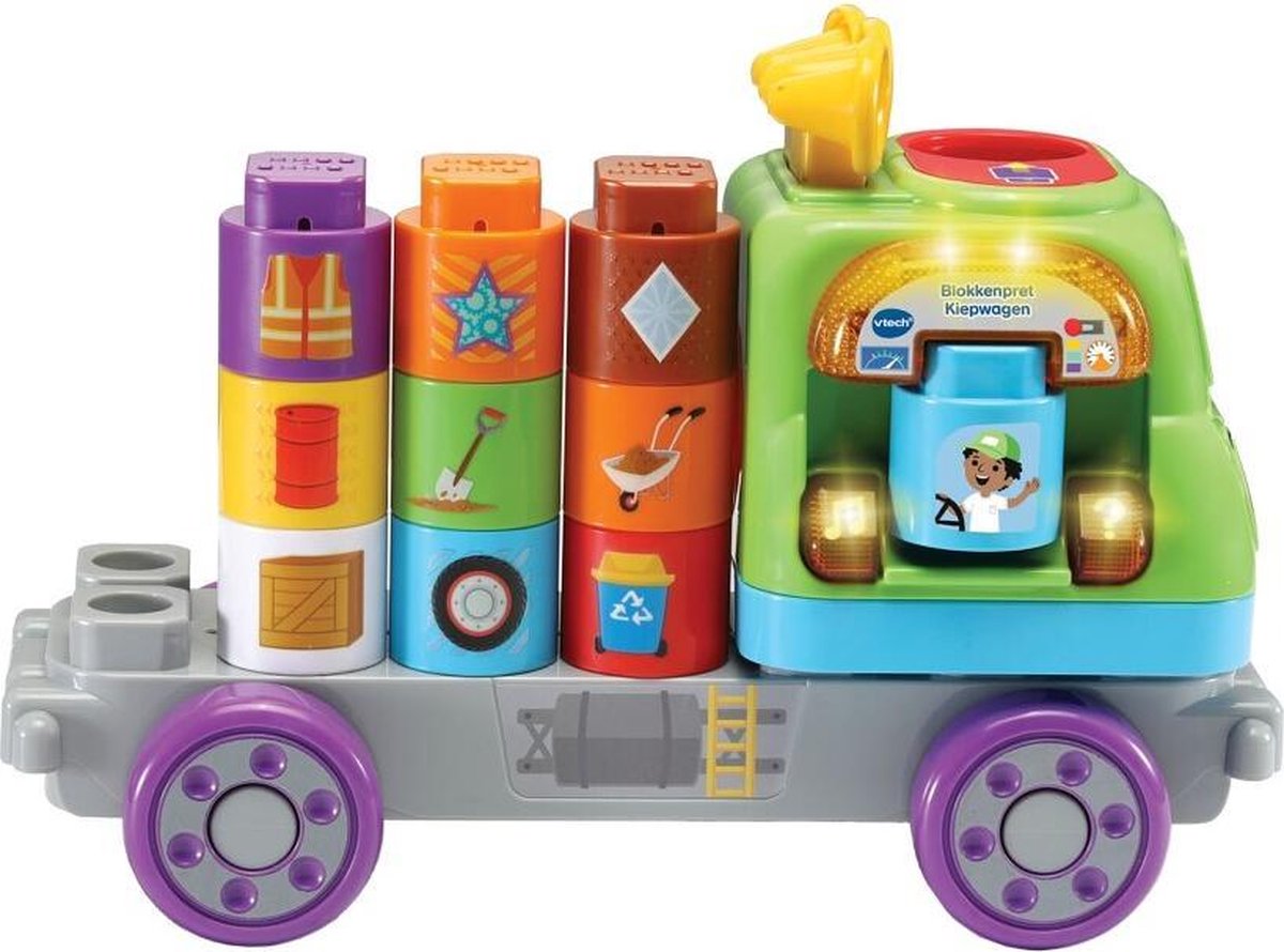 VTech Blokkenpret Kiepwagen + Licht en Geluid