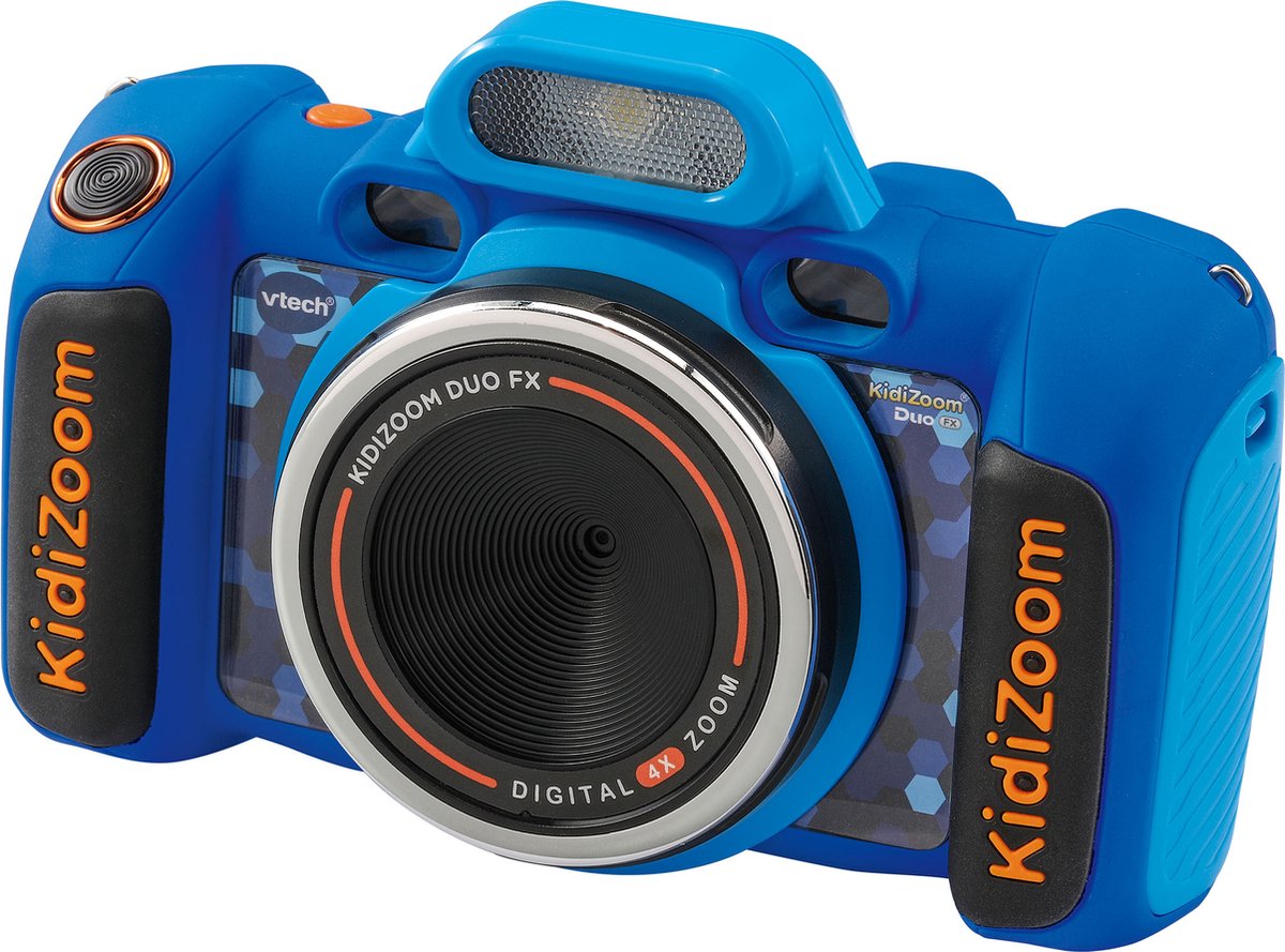   KidiZoom Duo FX Kindercamera - Interactief Speelgoed - Fotos en Videos Maken - Speelgoed vanaf 4 Jaar - Blauw