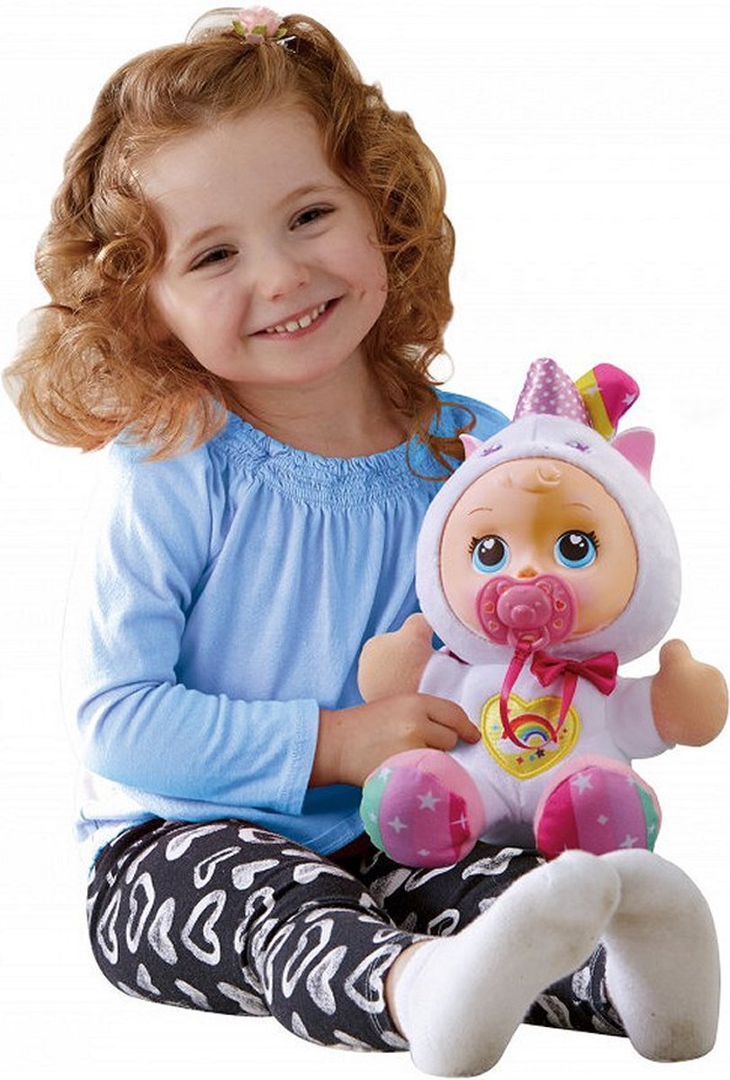 VTech Little Love Mijn Knuffelpop Eenhoorn + Licht en Geluid