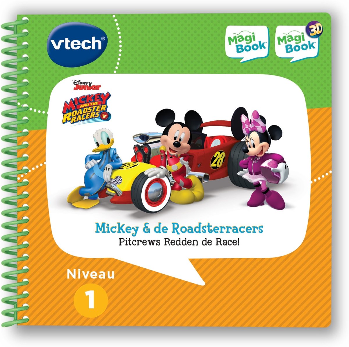 VTech MagiBook 2-5 jaar Mickey & The Roadster Racers - Activiteitenboek voor de Magibook