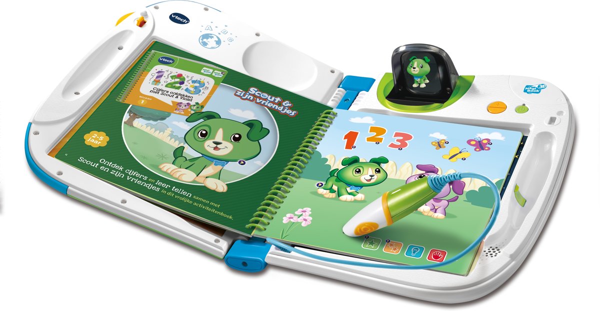 VTech MagiBook Holo Starter Pack met 3D animaties