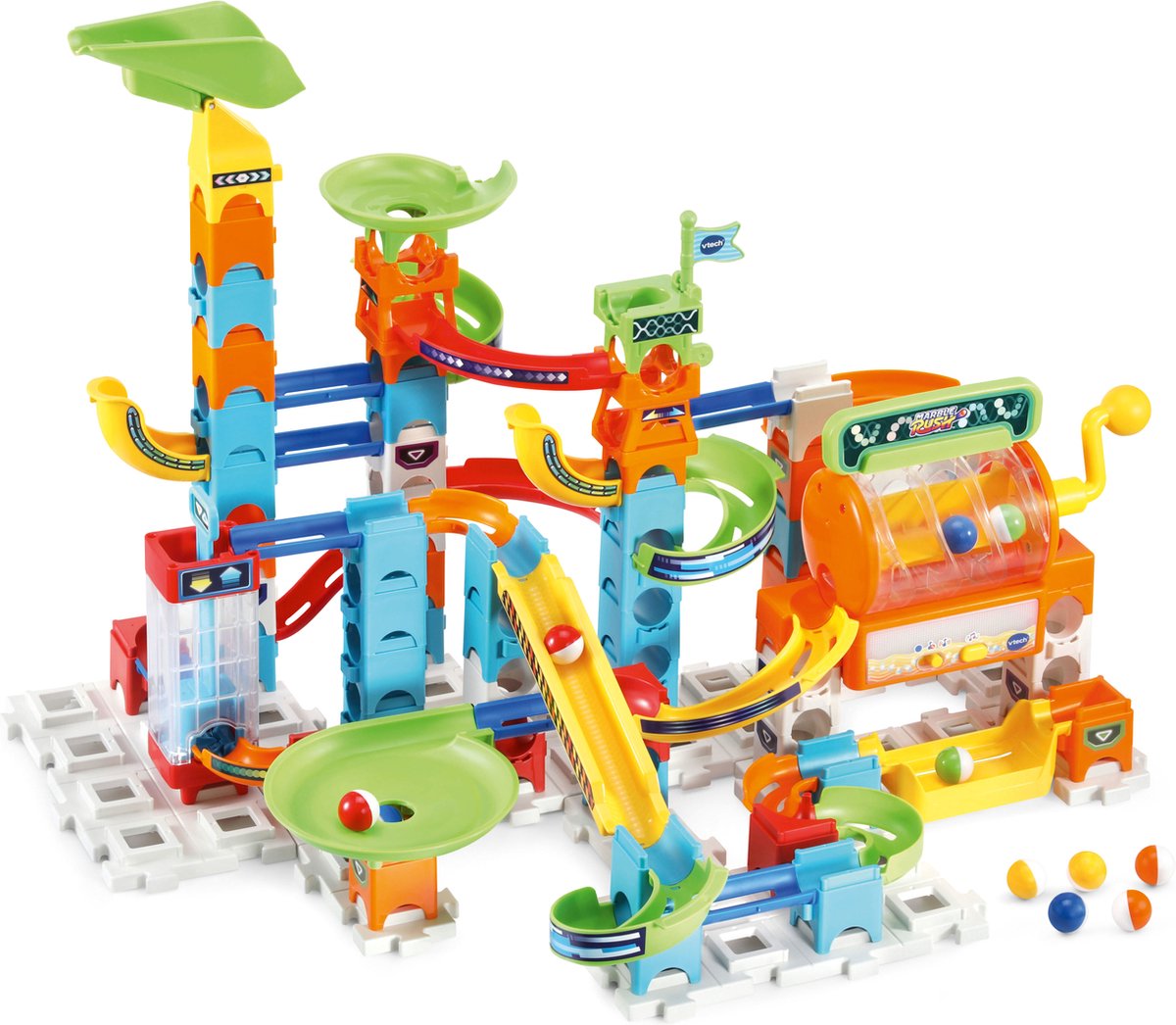   Marble Rush Super Action Set Electronic L100E - Educatief Speelgoed -   - met Licht- en Geluidseffecten - 4 tot 12 Jaar