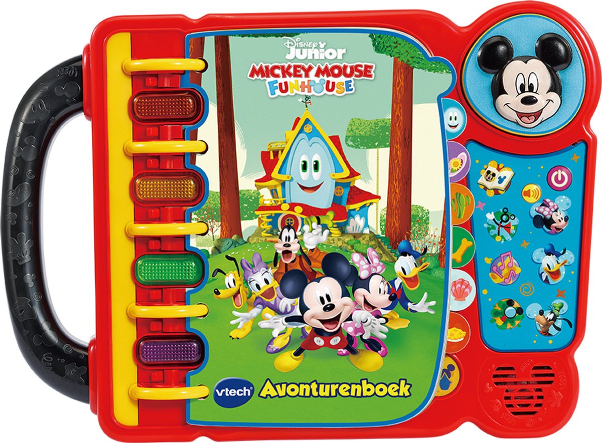 VTech Mickey Avonturenboek - Educatief Speelgoed - Maak Kennis met Letters en Woorden - 3 tot 7 Jaar