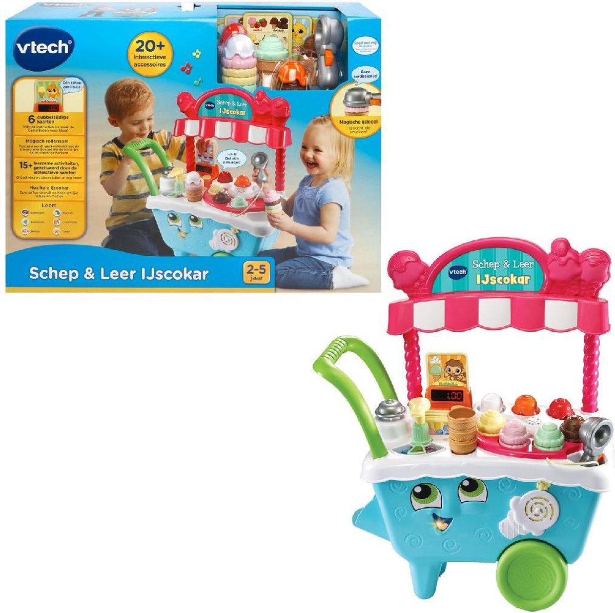 VTech Preschool Schep en Leer Ijscokar