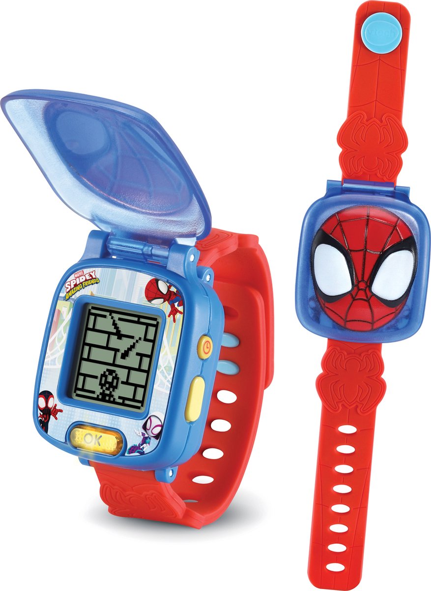 VTech Spidey Learning Watch - Educatief Speelgoed - Maak Kennis met Cijfers, Vormen en Problemen Oplossen - 3 tot 7 Jaar