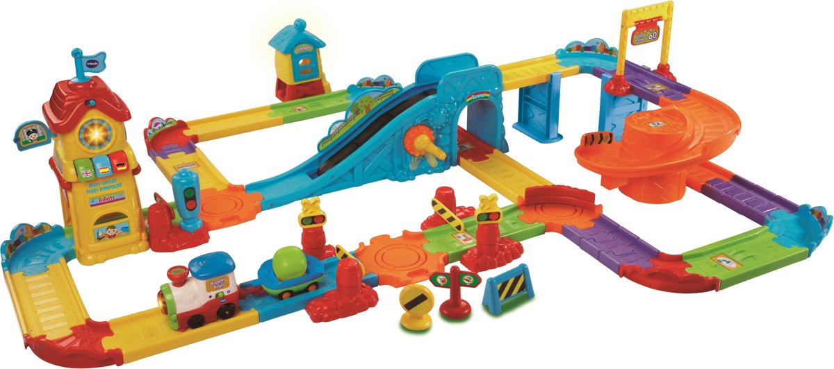 VTech Tchou Tchou Bolides Mon circuit train interactif modeltreinbaan & -trein