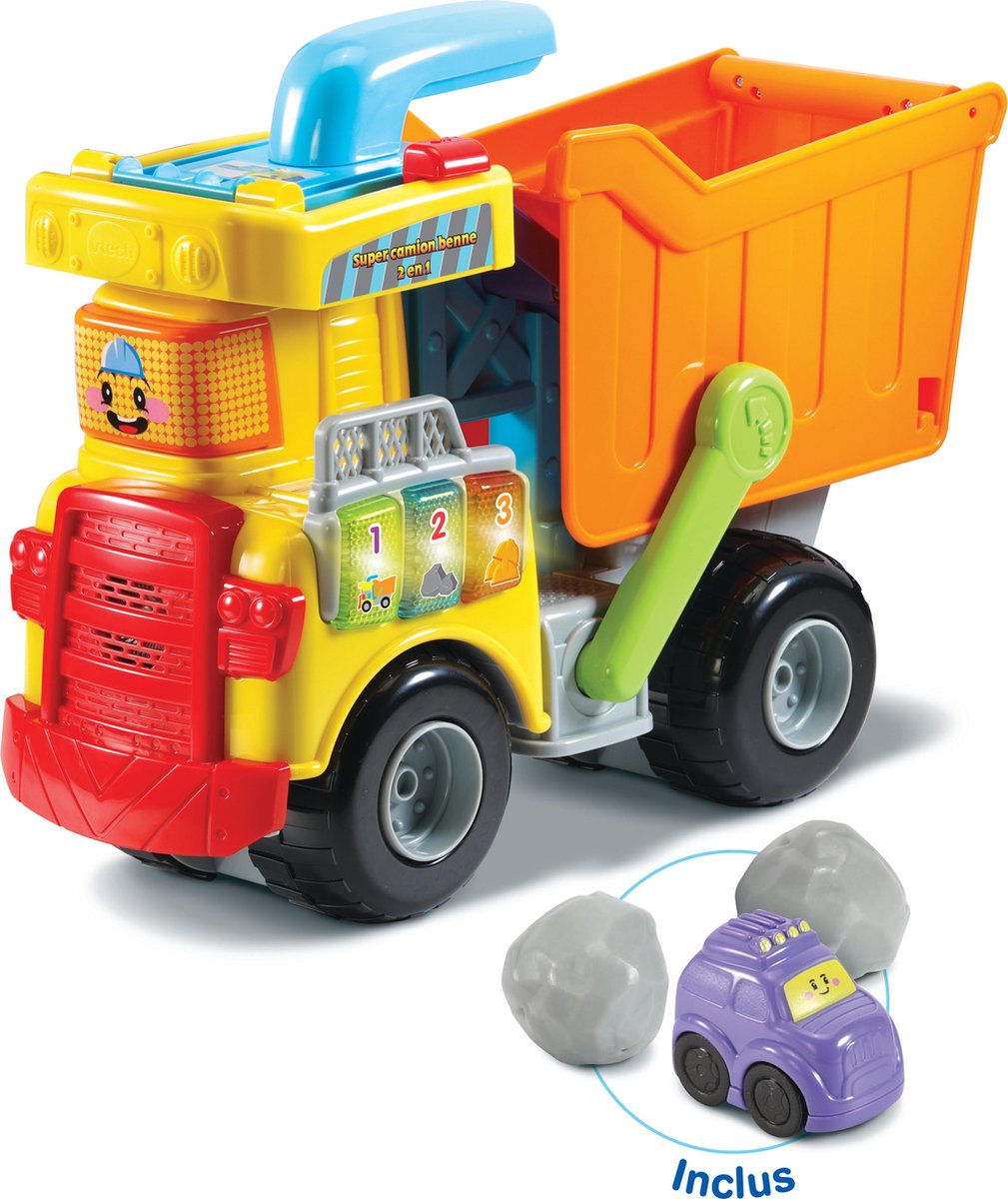 VTech Tut Tut Bolides Mon Super Camion Benne 2 En 1