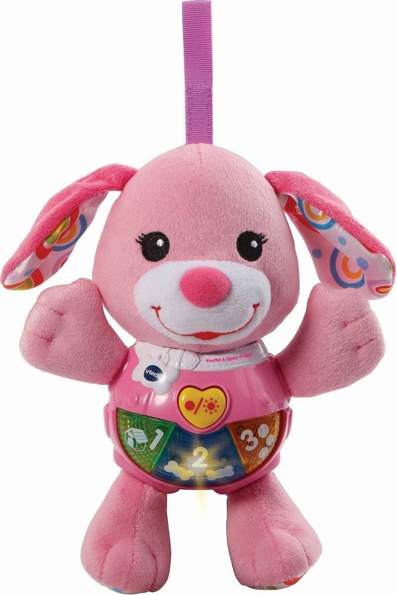 Vtech Knuffel  AND  Speel Puppy roze