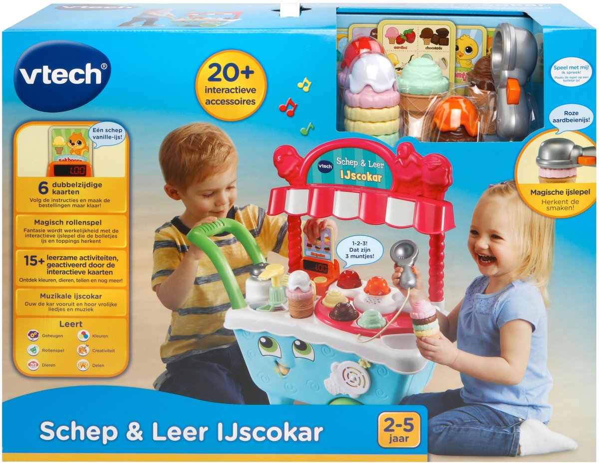 Vtech Schep en Leer IJscokar