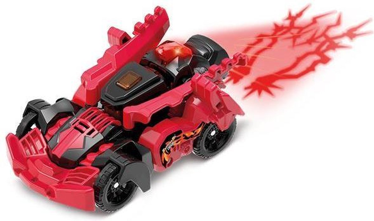 transformer Fire Blaze de T-Rex junior 16,3 cm rood/zwart