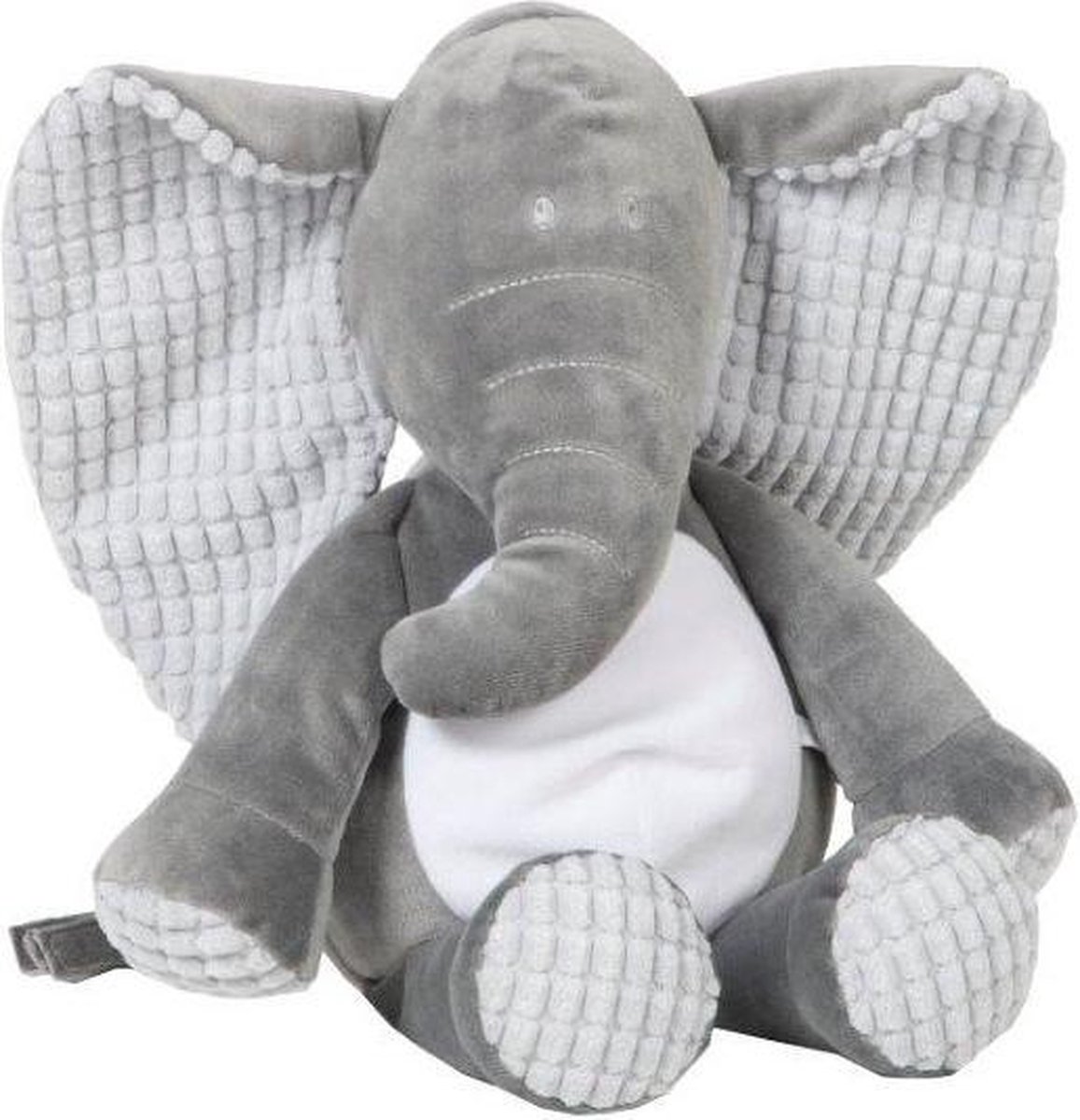 Vaco Knuffel Billy Olifant 30 Cm Polyester Grijs