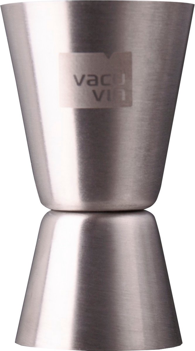 Vacu Vin Barmaatje Double Jigger 30 Ml 15 Ml Rvs Zilver