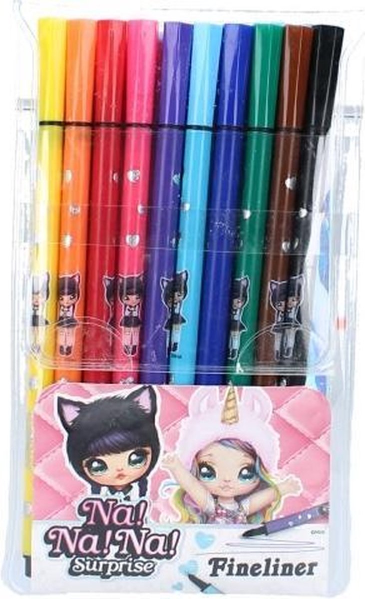 Vadobag Fineliners Na!na!na! Meisjes 10 Stuks