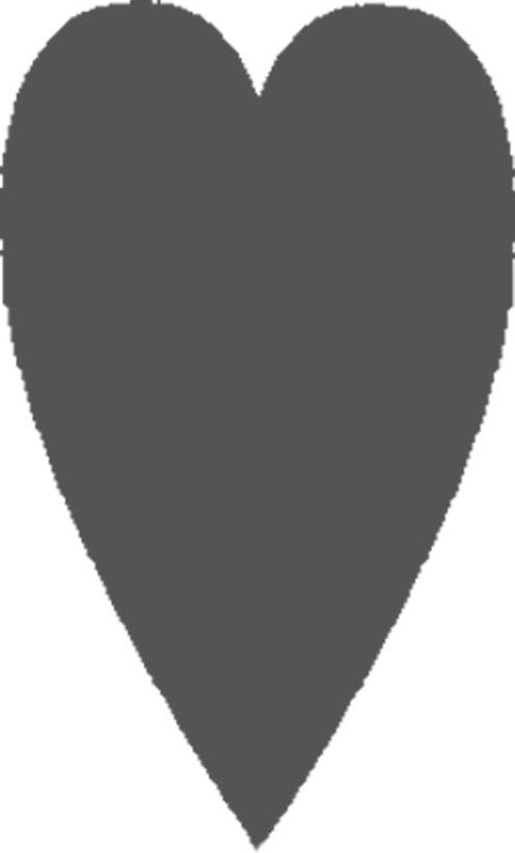   Figuurpons Maxi Smal Hart Ø3,75cm