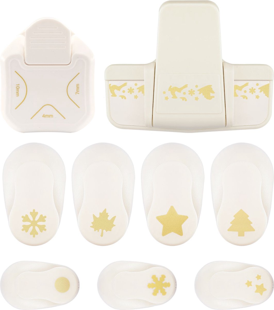  Figuurpons Set - Kerst - 9 stuks