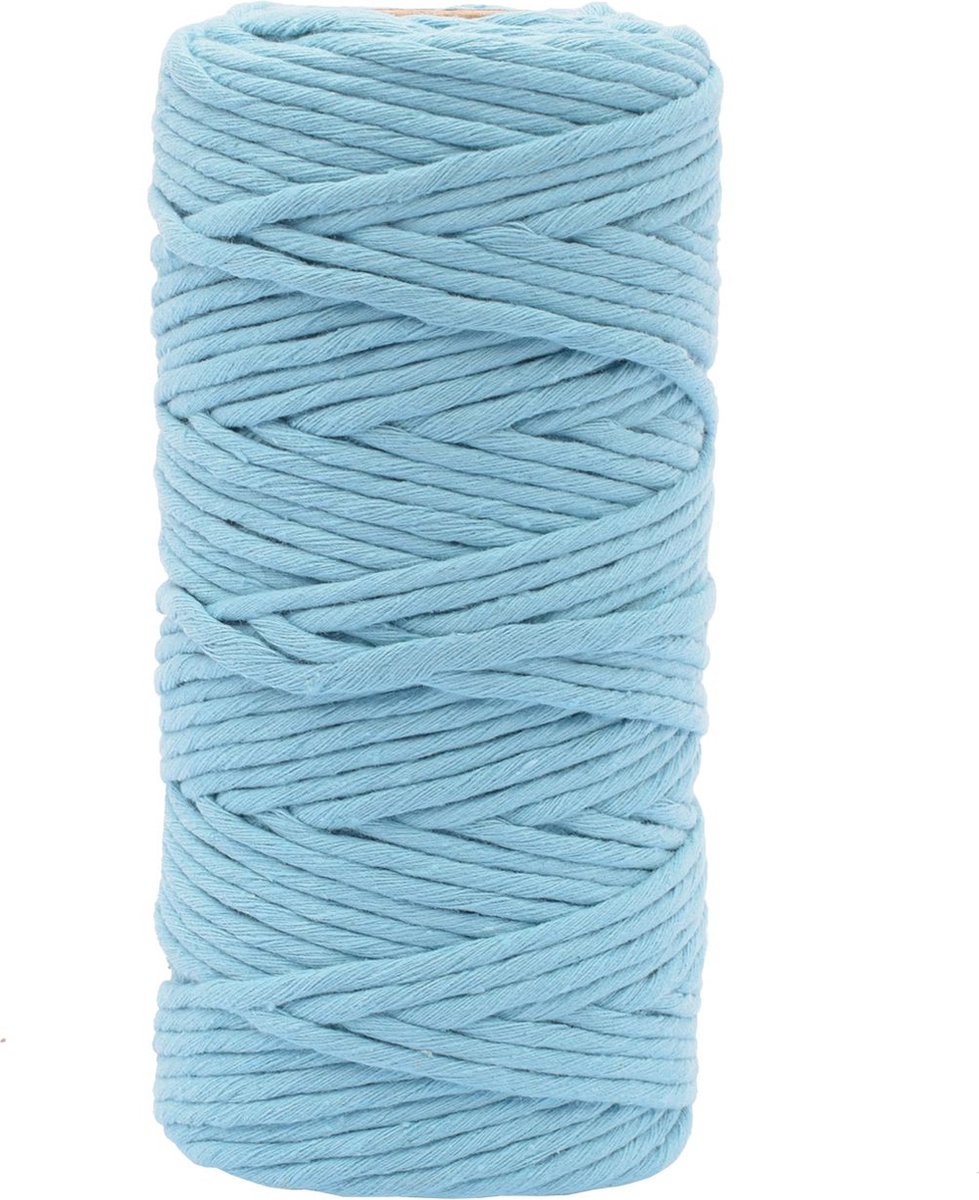 Vaessen Creative Macrame Koord 100% - Aqua - 3mmx100m