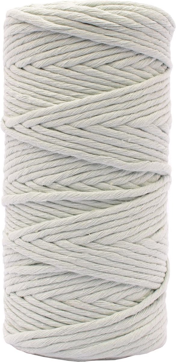   Macrame Koord 100% - Mintgroen - 3mmx100m