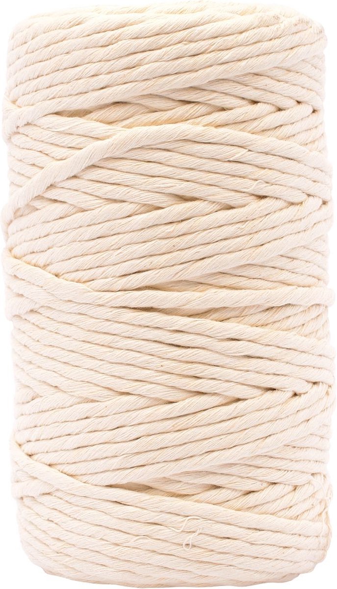   Macrame Koord 100% - Naturel - 5mmx100m