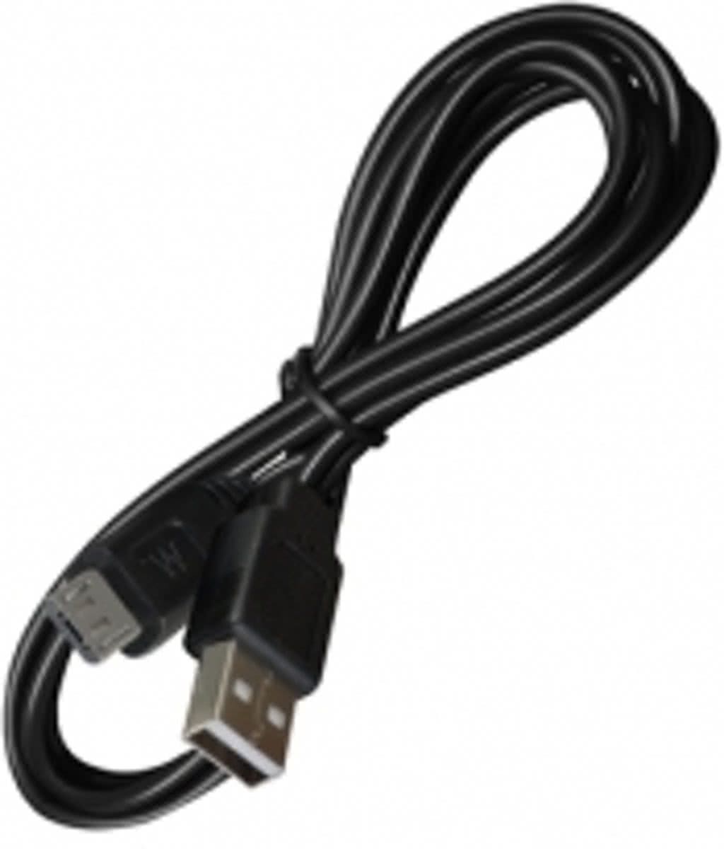 Vakoss USB 2.0 A-B MM 1.0 1m USB A Micro-USB B Mannelijk Mannelijk Zwart USB-kabel