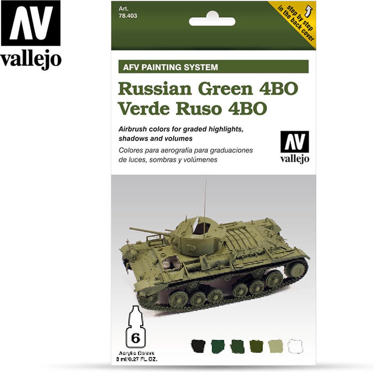 AFV Russian Green 4Bo - Vallejo - VAL-78403