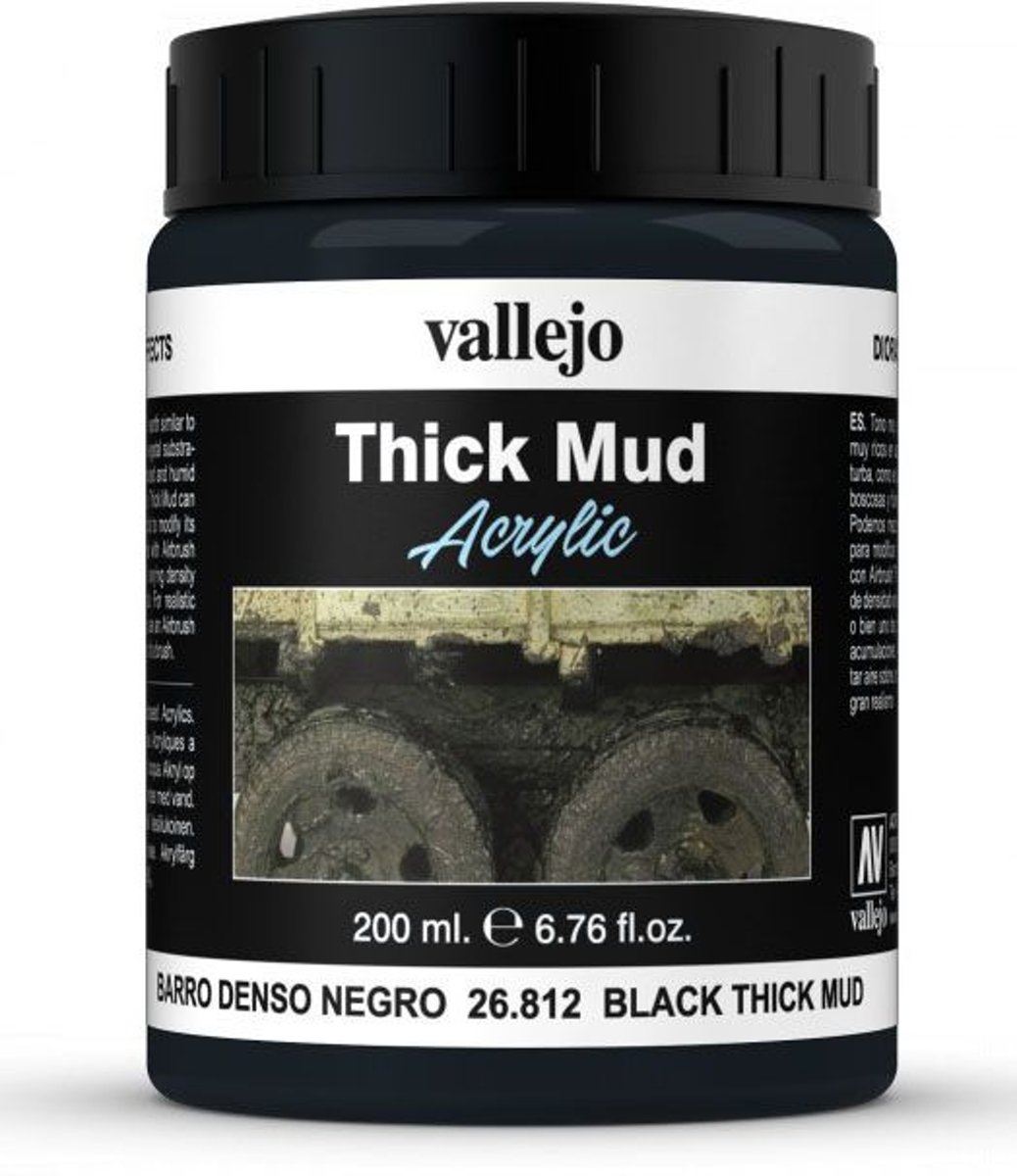 Black Mud Thick Mud Weathering Effects - 200ml - 26812