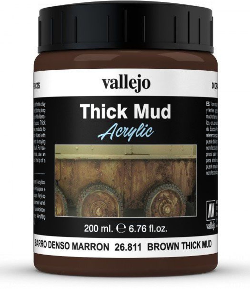 Brown Mud Thick Mud Weathering Effects - 200ml - 26811