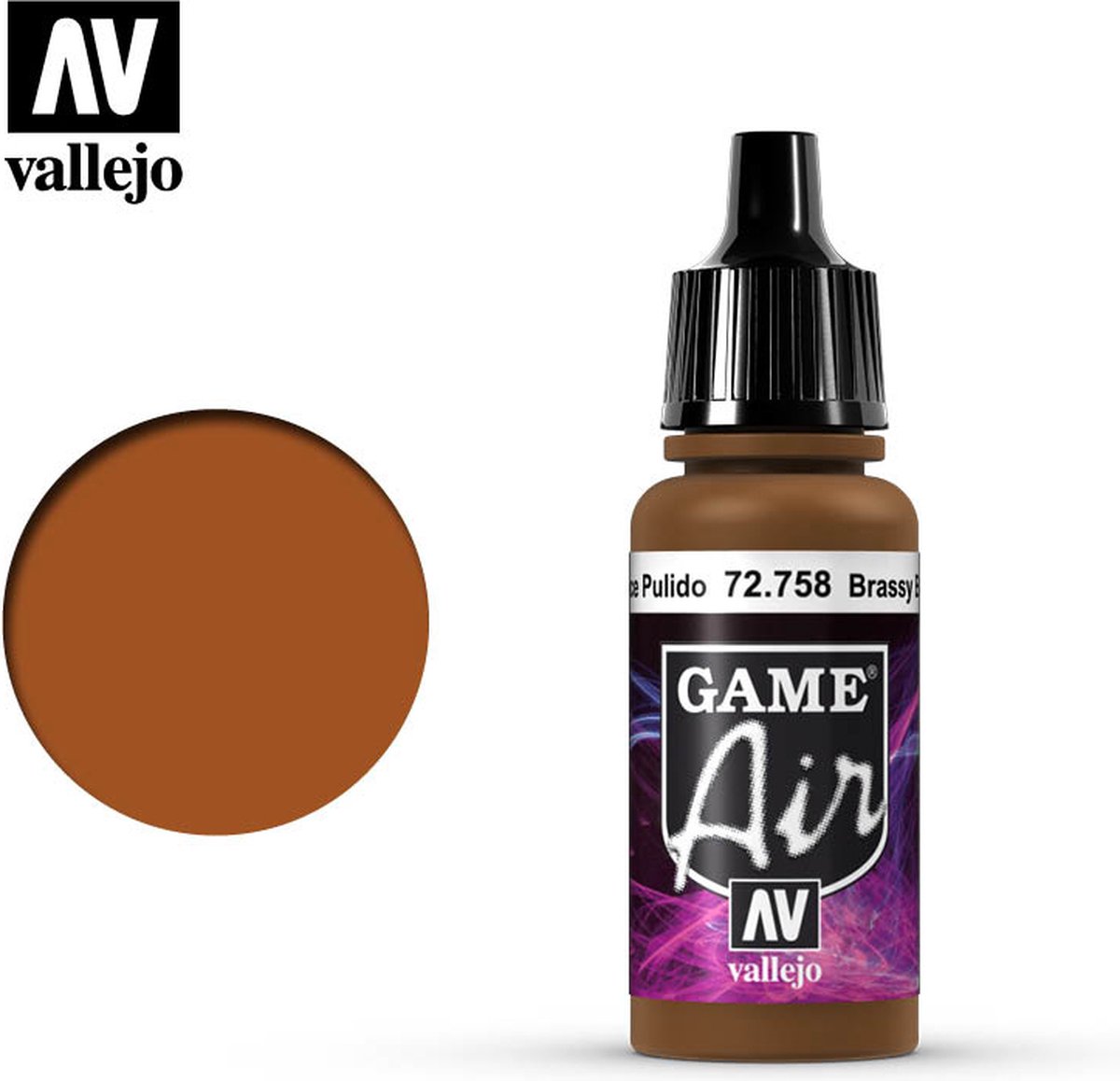 Game Air - Brassy Brass - 17 ml - Vallejo - VAL-72758