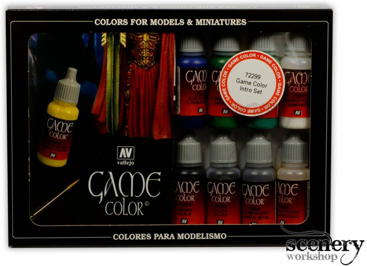 Game Color Intro Set - 16 kleuren - 17ml - 72299