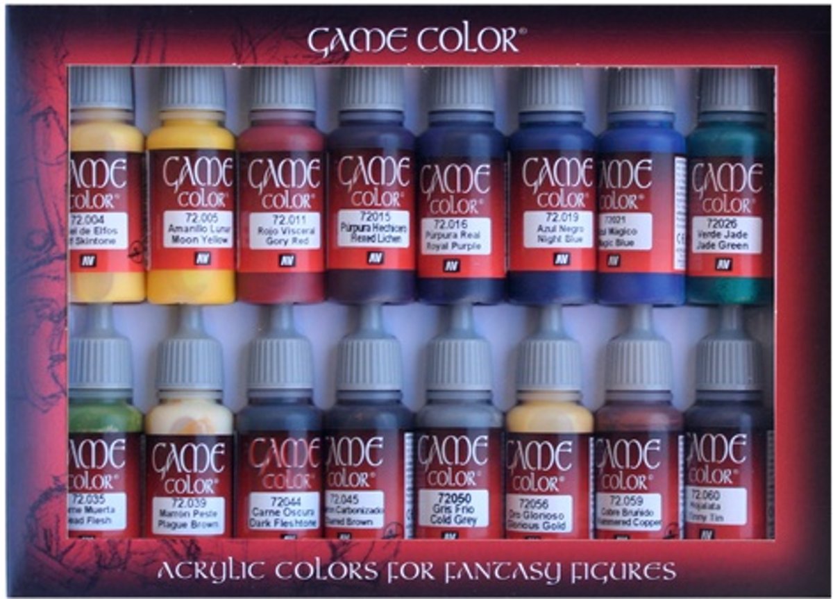 Game Color Set Advanced - 16 kleuren - 17ml - 72298