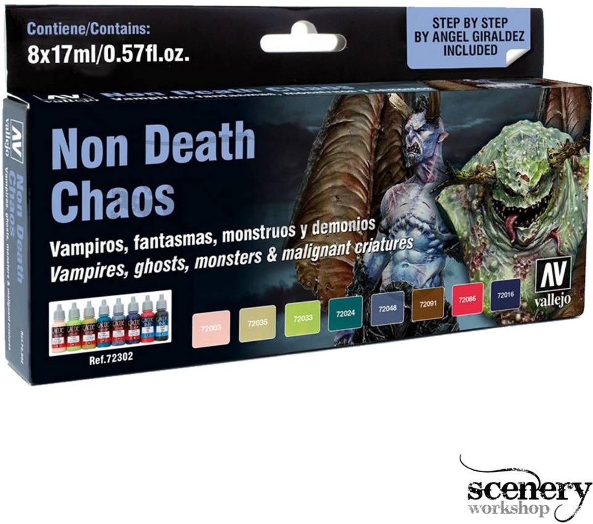 Game Color Set Non Death Chaos - 8 kleuren - 17ml - 72302