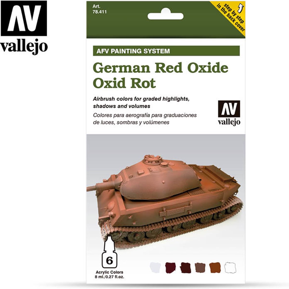 German Red Oxide - Vallejo - VAL-78411