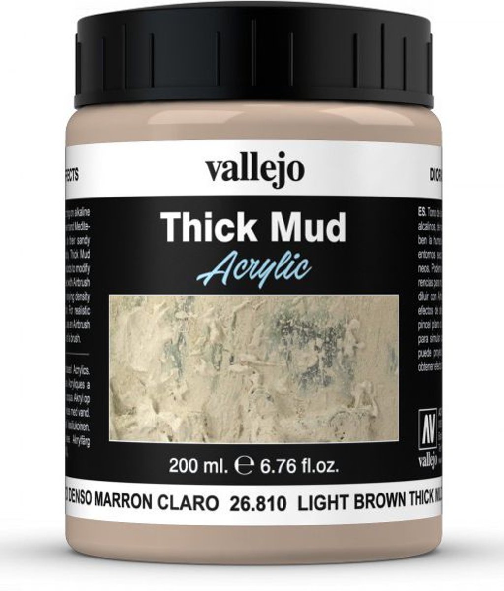 Light Brown Mud Thick Mud Weathering Effects - 200ml - 26810