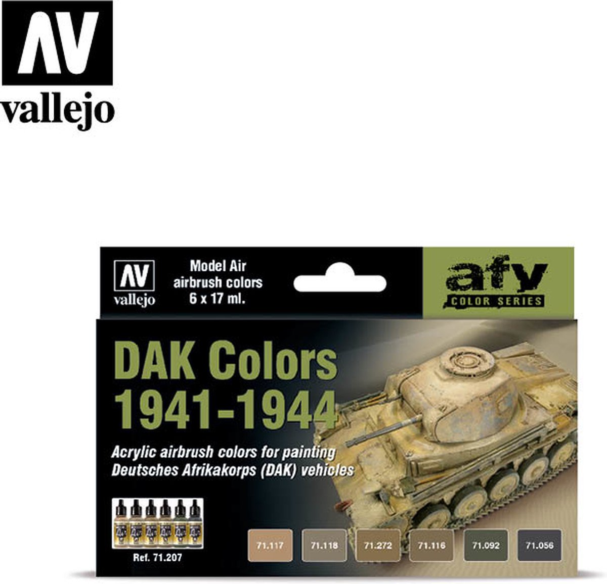 Model Air - Dak Colors 1941-1944 Set - Vallejo - VAL-71207