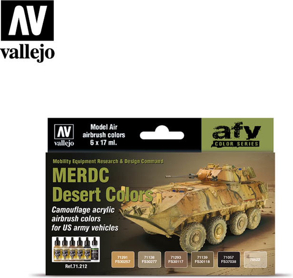 Model Air - Merdc Desert Colors Set - Vallejo - VAL-71212