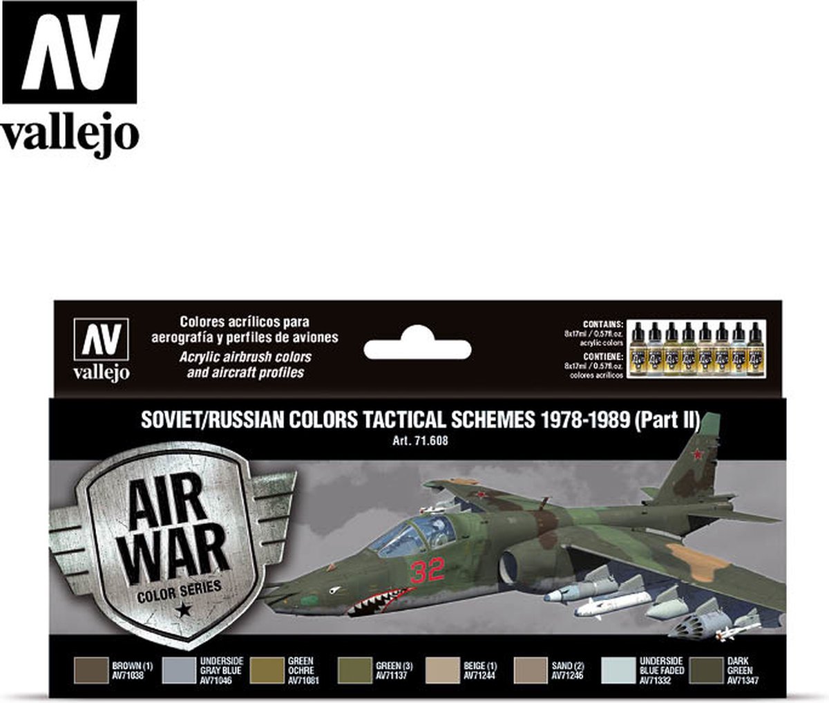 Model Air - Soviet / Russian Colors Tactical Schemes - Vallejo - VAL-71608