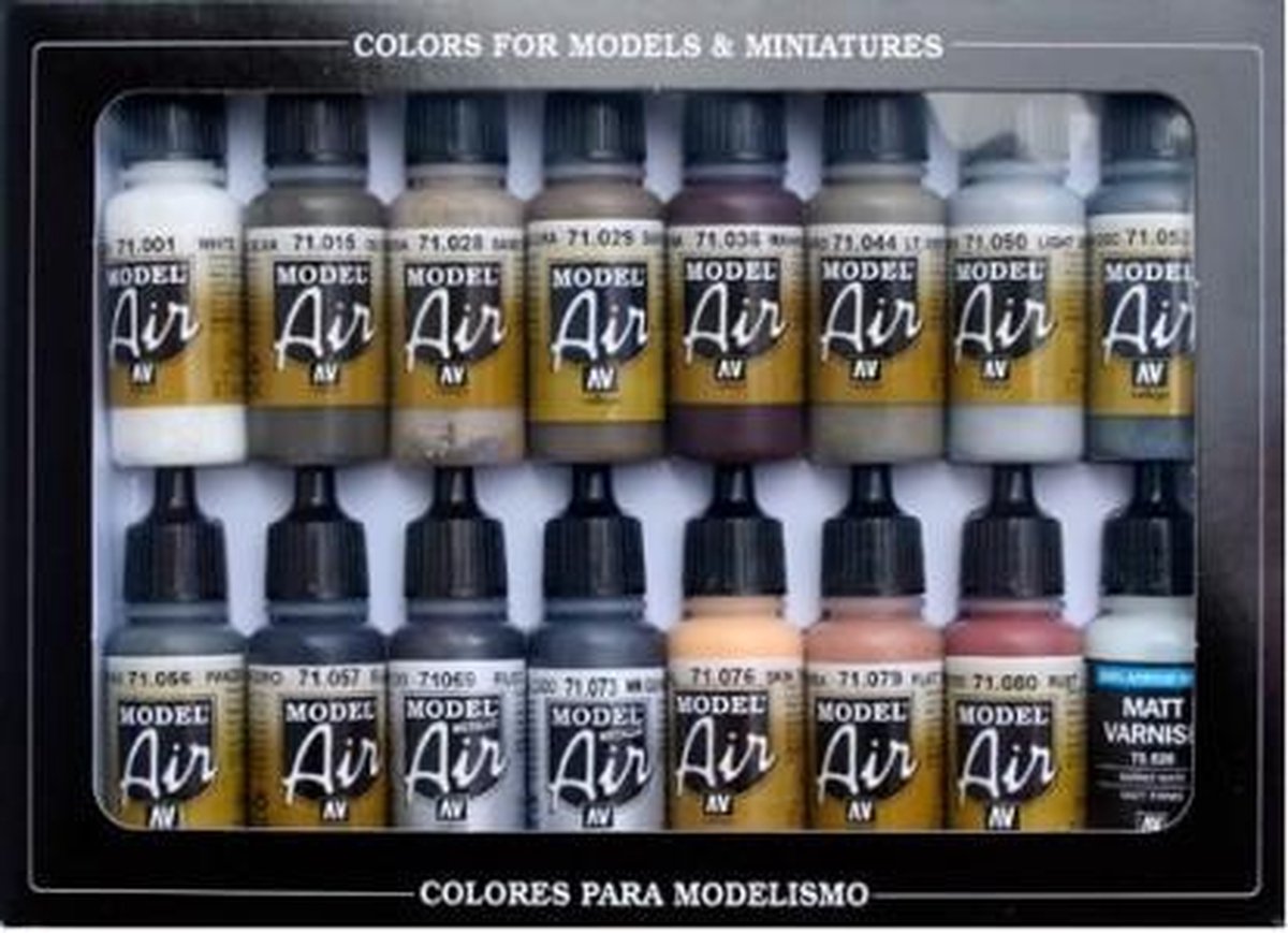 Model Air - Weathering Colors Set - Vallejo - VAL-71194