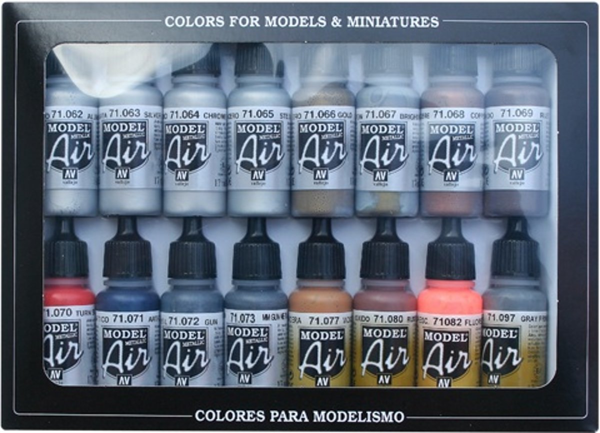 Model Air Metallic Effects - 16 kleuren - 17ml - 71181