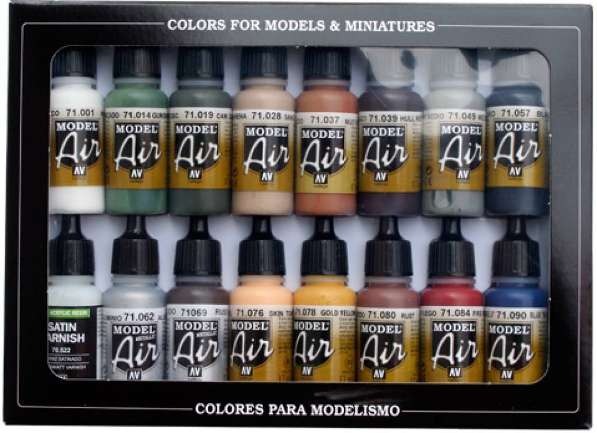 Model Air Railway Colors - 16 kleuren - 17ml - 71191