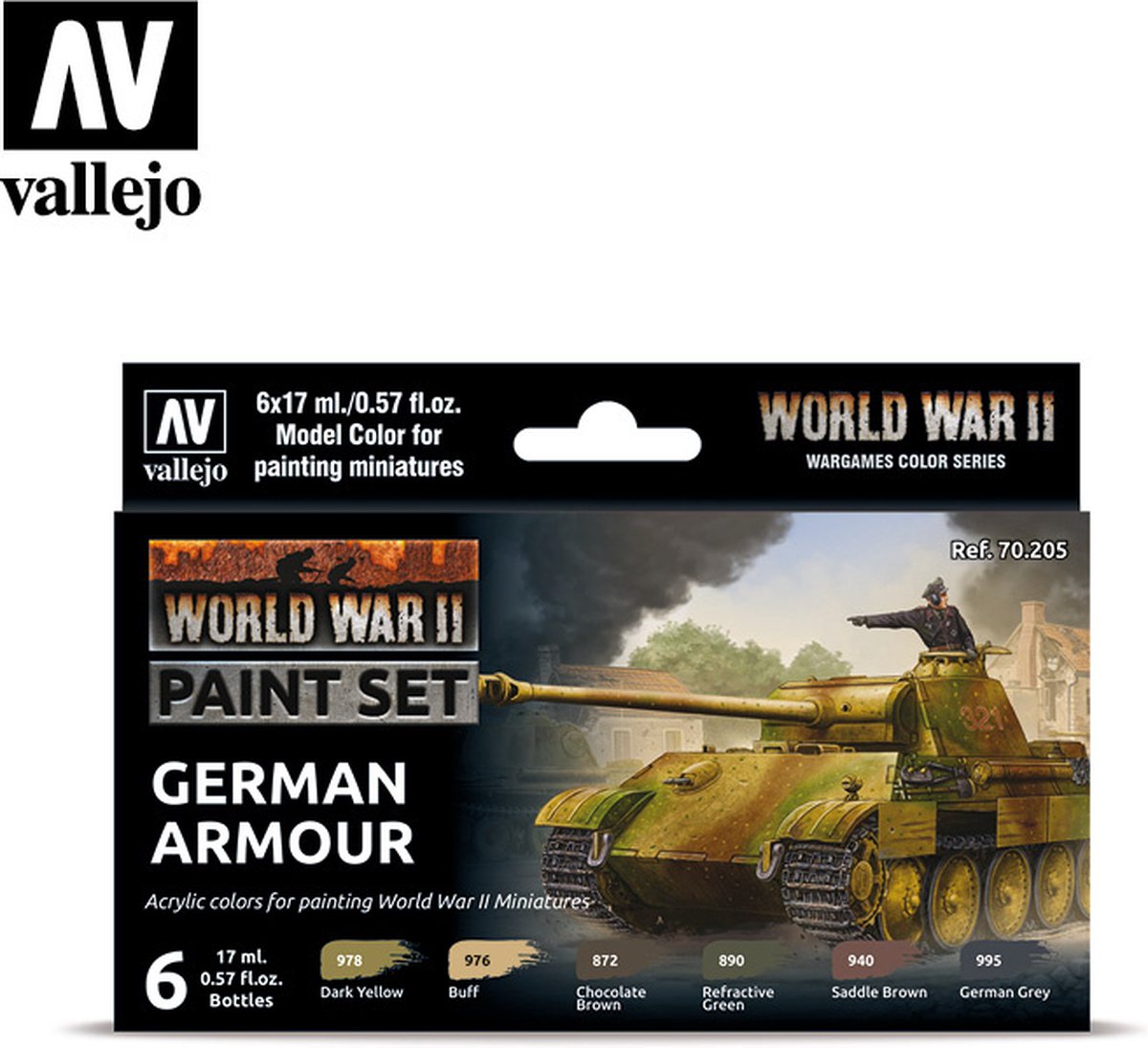 Model Color - WWII German Armour Set - Vallejo - VAL-70205