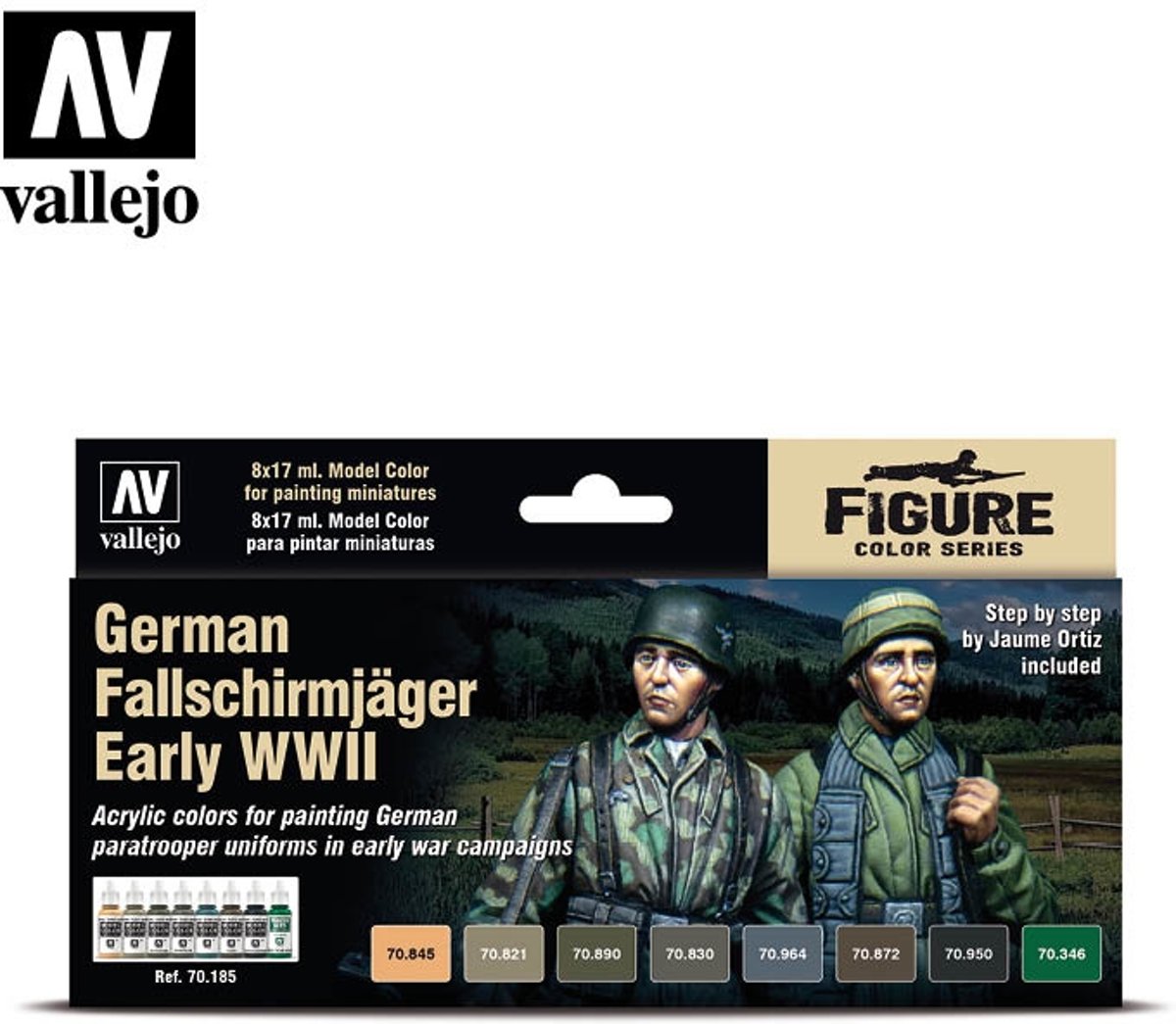 Model Color German Fallschirmjäger Early WWII - 8 kleuren - 17ml - 70185