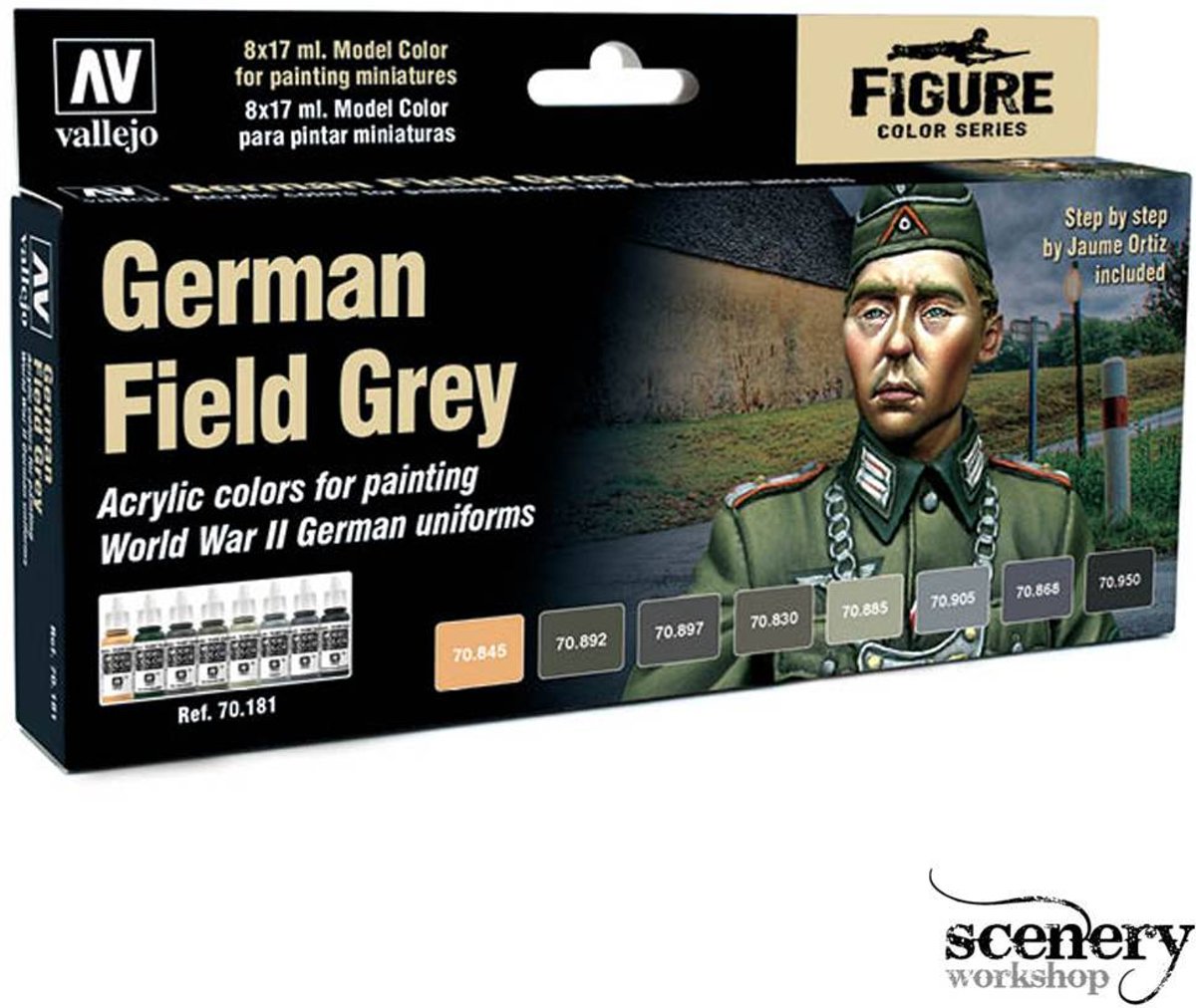 Model Color German Field Grey - 8 kleuren - 17ml - 70181