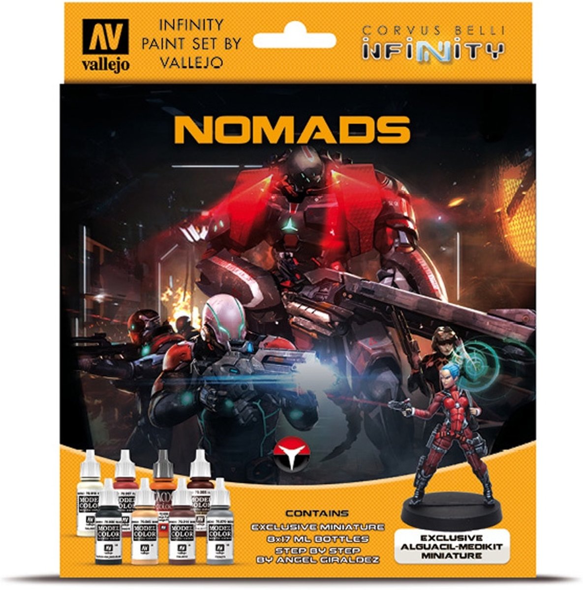 Model Color Infinity Nomads - 8 kleuren - 17ml - 70233