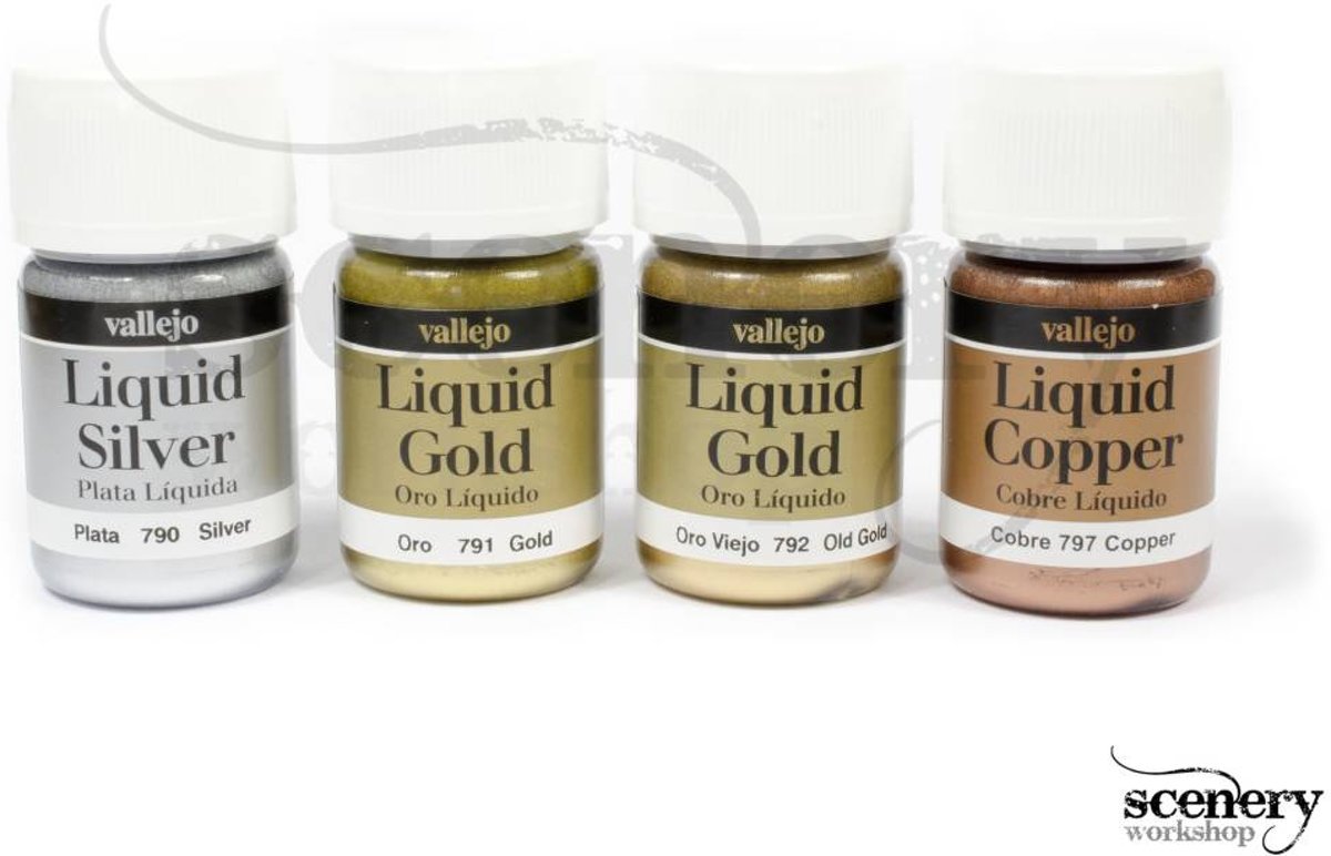 Model Color Liquid Gold Set - 4 colors - 35ml - 70199