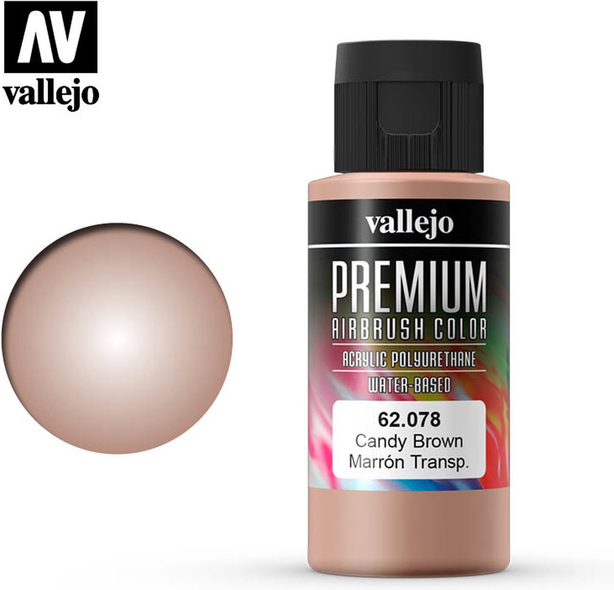 Premium Color Candy Brown - 60ml - Vallejo - VAL-62078