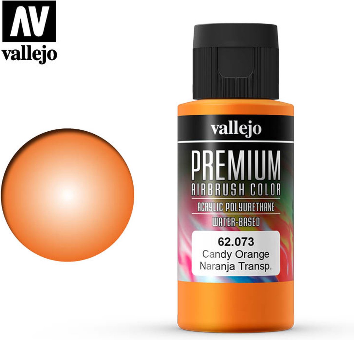 Premium Color Candy Orange - 60ml - Vallejo - VAL-62073