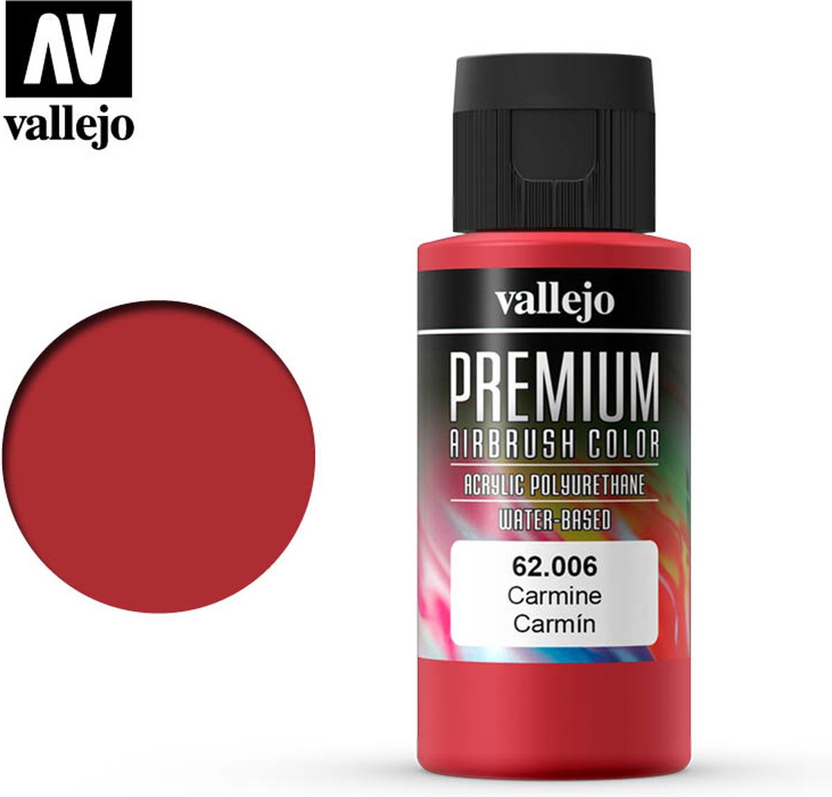 Premium Color Carmine - 60ml - Vallejo - VAL-62006