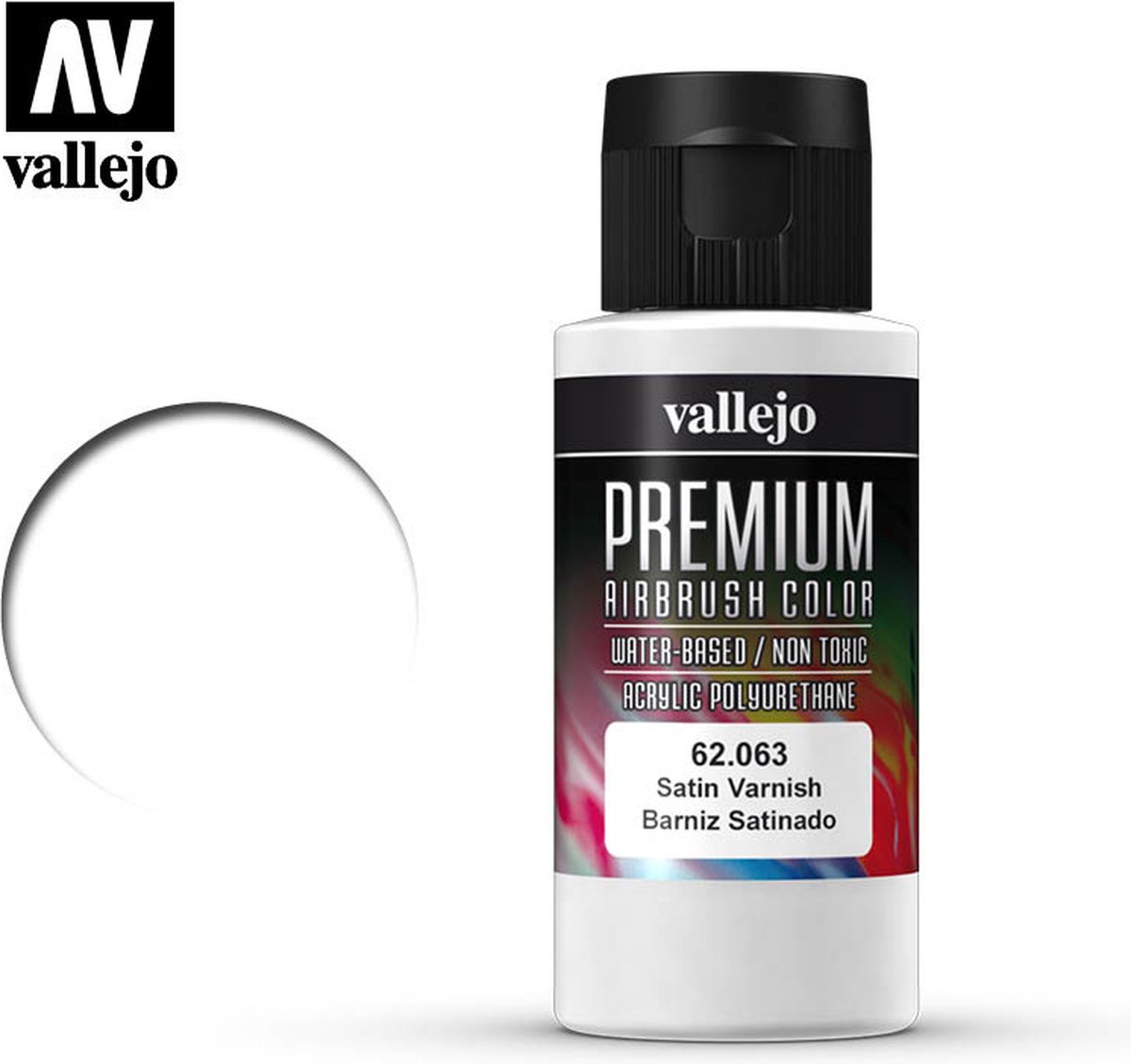 Premium Color Satin Varnish - 60ml - Vallejo - VAL-62063