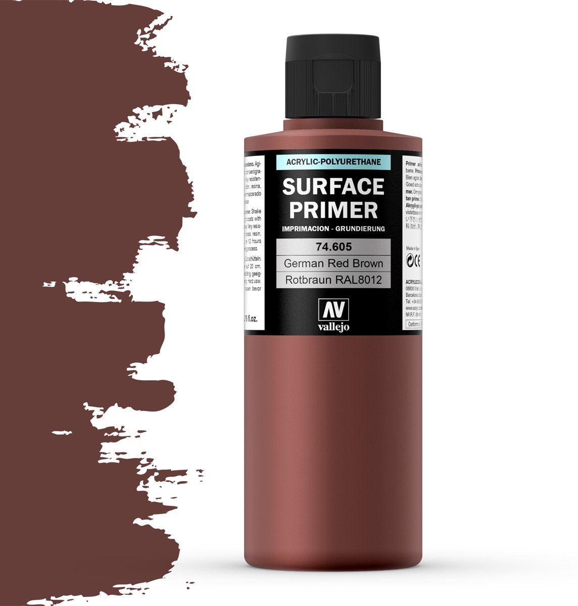 Surface Primer German Red Brown - 200ml - 74605