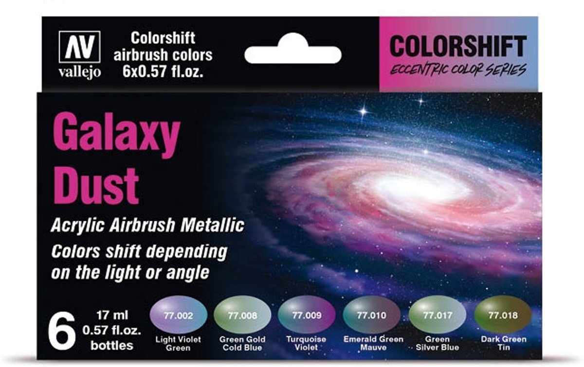 The Shifters set Galaxy Dust - 6 kleuren - 17 ml - 77092